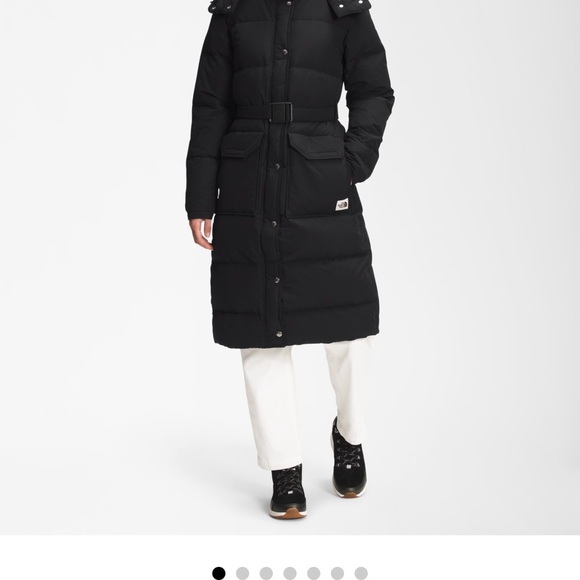 The North Face Black Long Parka (xs) - Picture 3 of 3